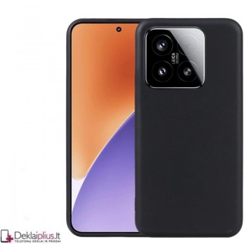 Guminis dėklas - juodas (Xiaomi 17) Guminis dėklas - juodas (Xiaomi 17)